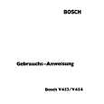 BOSCH V452 Owners Manual